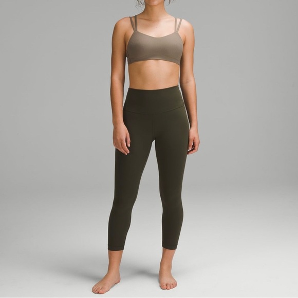 Lululemon Align High Rise Leggings 21” Dark Olive sz 4 - Picture 3 of 8
